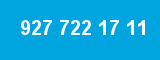 927 722 17 11 927 722 17 11